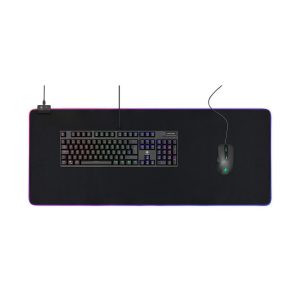 DELTACO GAMING Extra Großes RGB Mauspad (900x360x4mm