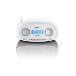 Lenco SCD-69WH Boombox mit DAB+ / FM-Radio und CD-Player (USB