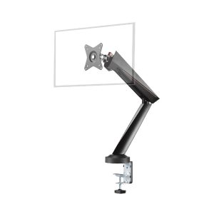 DELTACO GAMING Single Monitor Spring-Assisted Pro Monitor Arm (Federunterstützter Mechanismus