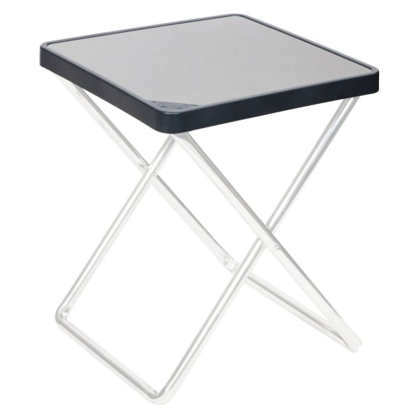 CRESPO Alu Tisch Platte M 201 Klapp Hocker Tablett Falt Sitz Auflage Camping