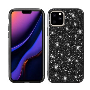 Apple iPhone 11 Handyhülle Schutzcase Glitzer Funkel Strass Cover Etuis Schwarz