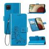 Handyhülle für Samsung Galaxy A12 Schutztasche Cover Bumper Wallet Etuis Blau