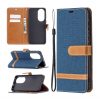 Handyhülle für Huawei P50 Schutztasche Wallet Cover 360 Case Hülle Etuis Blau