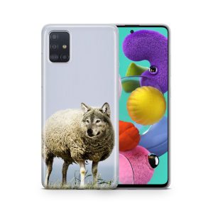 Schutzhülle für Apple iPhone 13 Pro Motiv Handy Hülle Silikon Tasche Case Cover... Wolf im Schafspelz