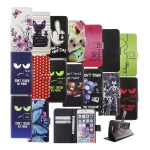 Handyhülle für Apple iPhone 13 Pro Case Cover Schutztasche Schutzhülle Bookstyle... Blumen Schwarz