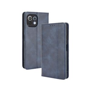 Handyhülle für Xiaomi Mi 11 Lite Schutztasche Wallet Backcover Case Etuis Tasche... Blau