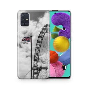 Schutzhülle für Wiko Y60 Motiv Handy Hülle Silikon Tasche Case Cover Bumper Neu... London Riesenrad