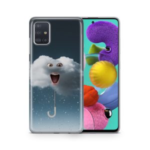 Schutzhülle für Wiko Y60 Motiv Handy Hülle Silikon Tasche Case Cover Bumper Neu... Regenwolke