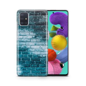 Schutzhülle für Wiko Y60 Motiv Handy Hülle Silikon Tasche Case Cover Bumper Neu... Ziegelwand