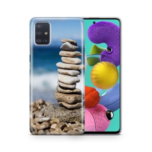 Schutzhülle für Wiko Y80 Motiv Handy Hülle Silikon Tasche Case Cover Bumper Neu... Steine