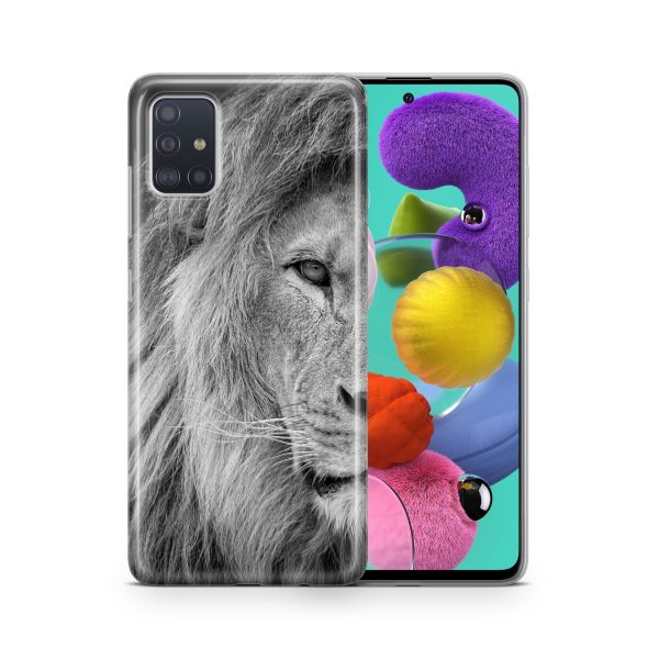 Schutzhülle für Wiko Y61 Motiv Handy Hülle Silikon Tasche Case Cover Bumper Neu... Löwe