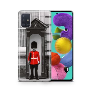 Schutzhülle für Samsung Galaxy A03S Motiv Handy Hülle Silikon Tasche Case Cover... England Bobby