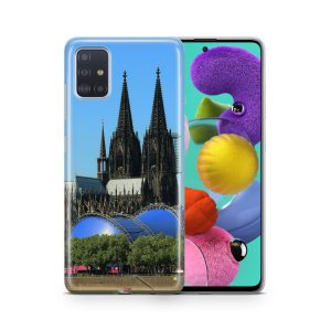 Schutzhülle für Samsung Galaxy A03S Motiv Handy Hülle Silikon Tasche Case Cover... Kölner Dom