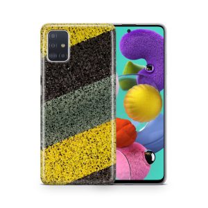 Schutzhülle für Samsung Galaxy A03S Motiv Handy Hülle Silikon Tasche Case Cover... Streifen Abstrakt