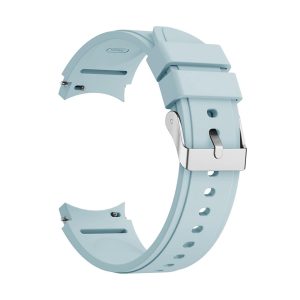 Sport Ersatz Armband für Samsung Galaxy Watch 4 44 mm Silikon Band Loop Uhr Neu... Hellblau