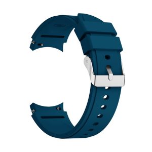 Sport Ersatz Armband für Samsung Galaxy Watch 4 Classic 42 mm Silikon Band Loop... Dunkelblau