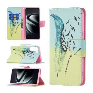 Handyhülle für Samsung Galaxy S22 Plus 5G Schutztasche Cover 360 Case Hülle Etui... Feder