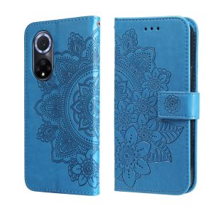 Handyhülle für Honor 50 Schutztasche Wallet Cover 360 Case Hülle Etuis Tasche... Blau