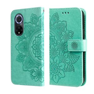 Handyhülle für Honor 50 Schutztasche Wallet Cover 360 Case Hülle Etuis Tasche... Grün