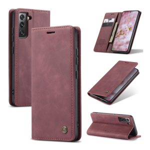 Handyhülle für Samsung Galaxy S22 Plus 5G Schutztasche Cover 360 Case Hülle Etui... Wein Rot