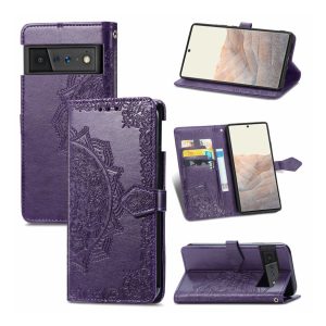 Handyhülle für Google Pixel 6 Pro Schutztasche Wallet Cover 360 Case Hülle Etuis... Violett