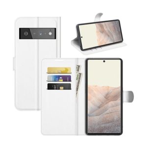 Handyhülle für Google Pixel 6 Pro Schutztasche Wallet Cover 360 Case Hülle Etuis... Weiß