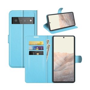 Handyhülle für Google Pixel 6 Pro Schutztasche Wallet Cover 360 Case Hülle Etuis... Blau