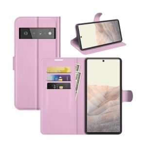 Handyhülle für Google Pixel 6 Pro Schutztasche Wallet Cover 360 Case Hülle Etuis... Rosa