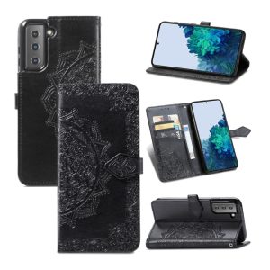 Handyhülle für Samsung Galaxy S22 5G Schutztasche Wallet Cover 360 Case Hülle... Schwarz