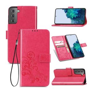 Handyhülle für Samsung Galaxy S22 5G Schutztasche Wallet Cover 360 Case Hülle... Magenta