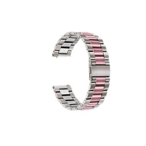 Sport Ersatz Armband für Huawei Watch GT 3 46 mm Edelstahl Band Loop Neu... Silber Rosa