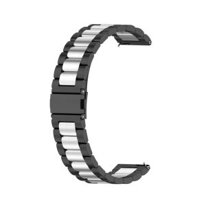 Sport Ersatz Armband für Huawei Watch GT 3 42mm Edelstahl Band Loop Ersatz Neu... Schwarz Silber