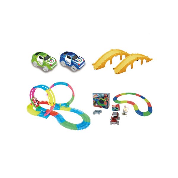 Fantastic Tracks® Autorennbahn Rennstrecke 354 -Teile Loop Set