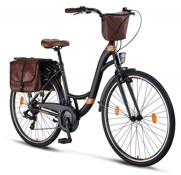 Licorne Bike Stella Plus Premium City Bike in 28 Zoll Aluminium Fahrrad für Mädchen