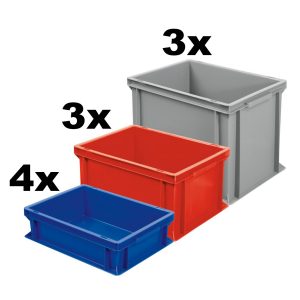 BRB Euro-Stapelbehälter / -Stapelboxen 10 Stück