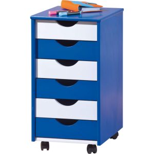 Inter Link ABC Rollcontainer Beppo blau/weiss