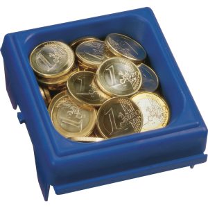 Rottner Cash Notes Geldzählbrett mit 1 Münzgeldfach blau