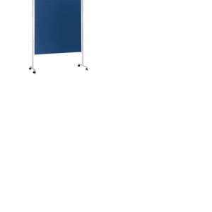 magnetoplan mobile Kommunikationswand - Filz blau