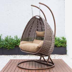 Home Deluxe Polyrattan Hängesessel «Twin»   versch. Farben