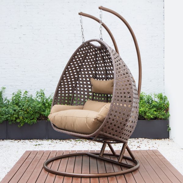 Home Deluxe Polyrattan Hängesessel «Twin»   versch. Farben