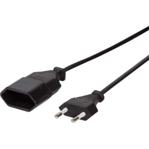 LogiLink CP123 Netzkabel Euro CEE 7/16 Stecker zu Dose