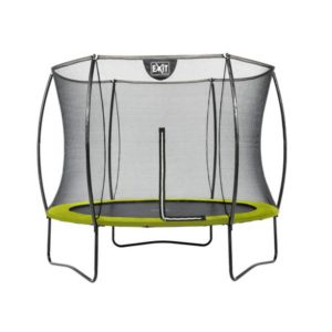 EXIT Silhouette Trampolin + Sicherheitsnetz 244 (8ft) Lime Grün