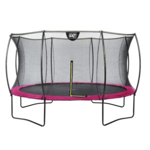 EXIT Silhouette Trampolin + Sicherheitsnetz 427 (14ft) Rosa