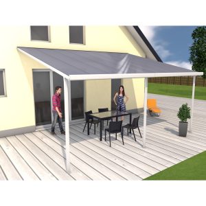 Gutta 4293118 Terrassenüberdachung weiß