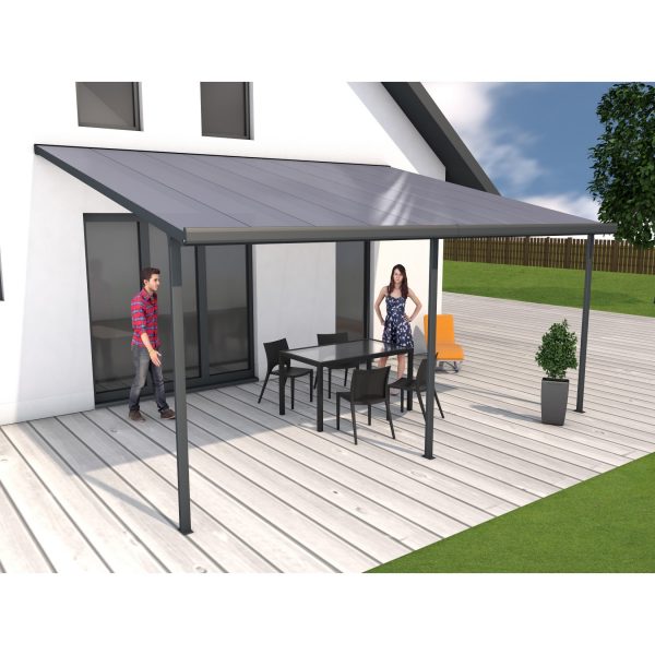 Gutta 4293168 Terrassenüberdachung anthrazit