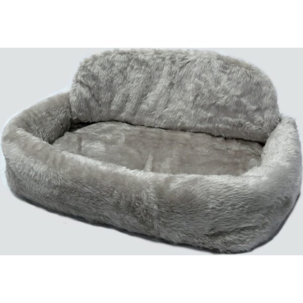 Tiersofa de Luxe mit Kissen Gr. 1 grau