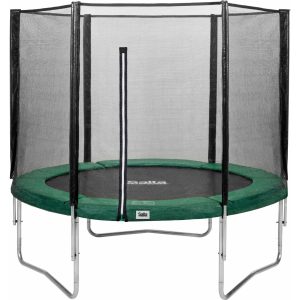 Salta Trampoline - Combo Set - Ø183cm - Trampoline mit Sicherheitsnetz - Schutzrand Farbe: grün