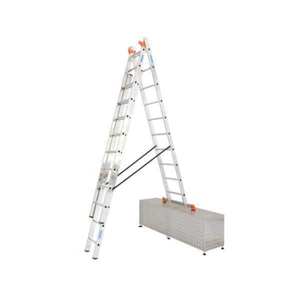 Krause "Tribilo"Vielzweckleiter mit Treppe - 3 x 10 Sprossen