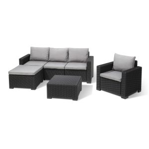 Allibert Lounge Set MOOREA anthrazit