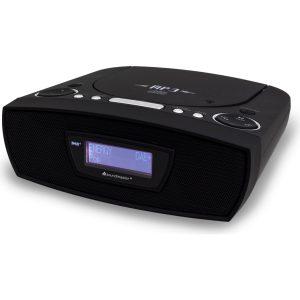 Soundmaster URD480SW DAB+/UKW Digitaluhrenradio mit CD/MP3/Resumée Funktion und USB